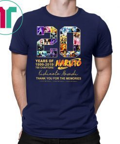 20 Years of Naruto shirt