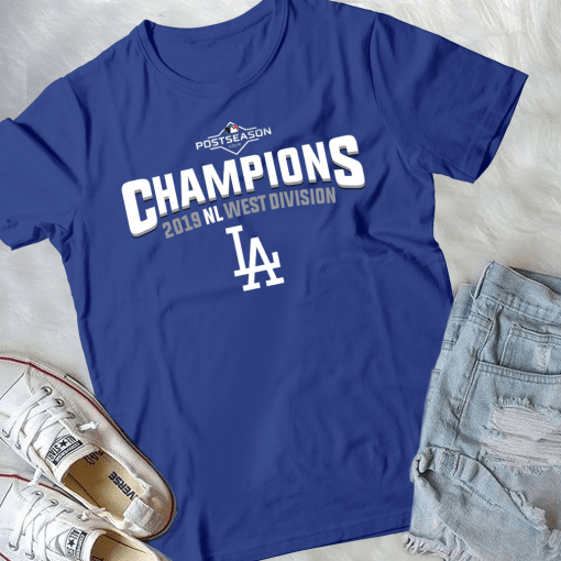 2019 NL West Division Champions Los Angeles Dodgers Shirt