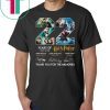 22 years of harry potter 1997-2019 thank you for the memories signatures shirt