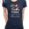 22 years of titanic 1997-2019 signature thank you for the memories shirt