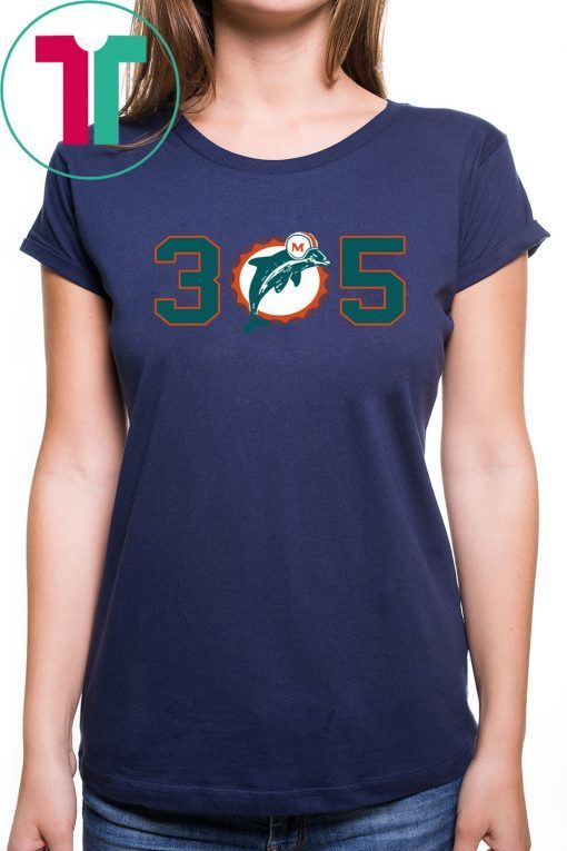 305 Miami Dolphins Shirt-Offcial Tee