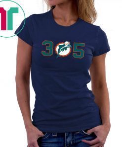 305 Miami Dolphins Tee Shirt