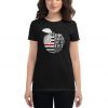 American apple this teacher loves her firefighter shirt