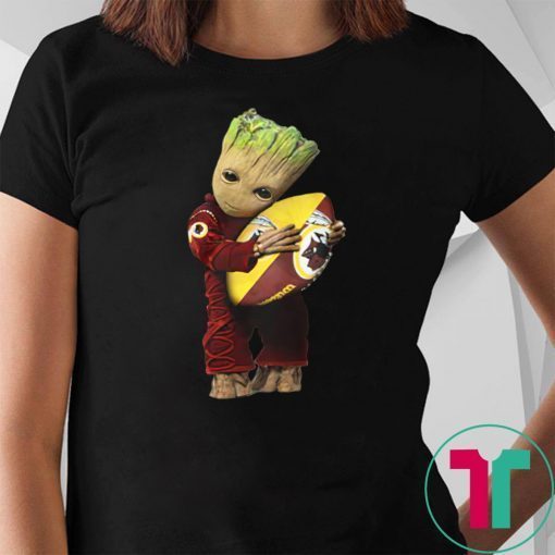 Baby groot hugging washington redskins Shirt