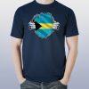 Bahamas Roots Flag Shirt bahamas strong tshirt