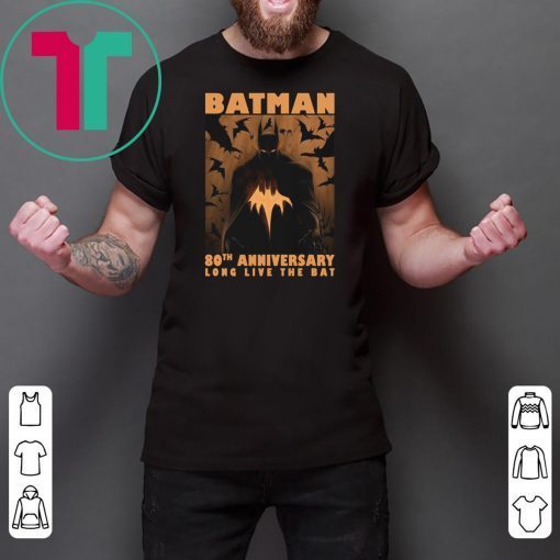 Batman 80th anniversary long live the bat Shirt