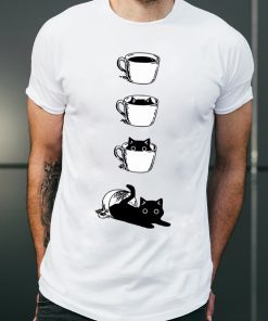 Black cat Coffee Cat shirt