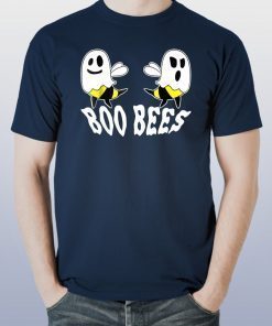 Boo Bees T-Shirt Halloween Ghost Bee Here for the Boos Shirt