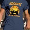 Brooms Are For Amateurs Funny Jeep Halloween T-Shirt