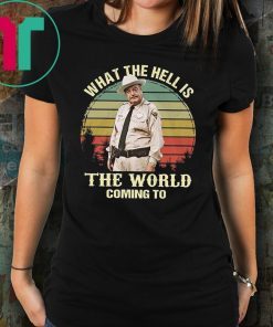 Buford T Justice what the hell is the world coming to vintage shirt