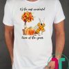 Bull Terrier It’s The Most Wonderful Time Of The Year Fall Autumn Maple Leaf Shirt