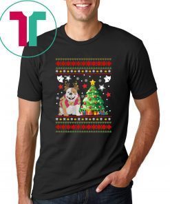 Bulldog Christmas sweatshirt T-Shirt