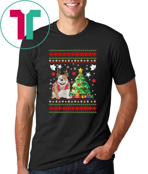 Bulldog Christmas sweatshirt T-Shirt