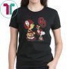 Charlie brown snoopy and woodstock oklahoma sooners nfl shirt