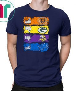 Chicago bears minnesota vikings detroit lions and green bay packers shirt