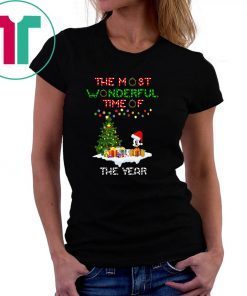 Christmas mickey mouse the most wonderful time of the year shirt