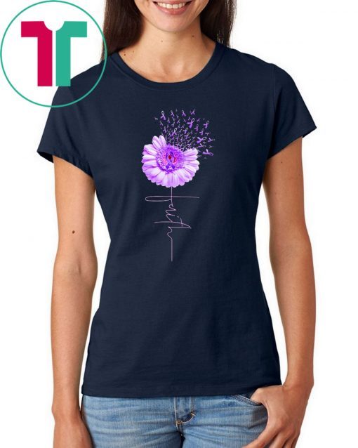 Daisy flower faith alzheimer's awareness Shirt