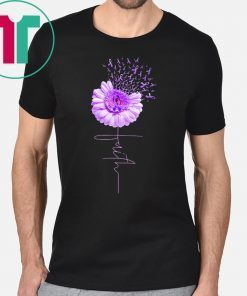 Daisy flower faith alzheimer's awareness Shirt