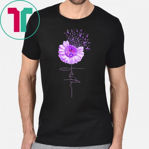 Daisy flower faith alzheimer's awareness Shirt