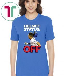 David Freese LA Dodgers Helmet Status Off Shirt