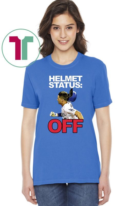 David Freese LA Dodgers Helmet Status Off Shirt