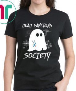 Dead Pancreas Society Boo Ghost Diabetes Awareness Halloween T-Shirt