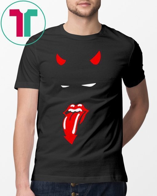 Devil rolling stones halloween shirt