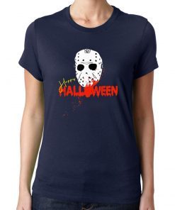 Die Halloween Maske Happy Halloween Shirt