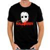 Die Halloween Maske Happy Halloween Shirt
