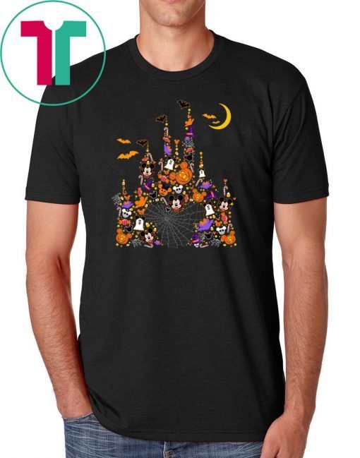 Disney Halloween Castle The Scariest Place On Earth Kids T-shirt