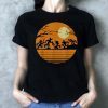 Disney mickey mouse and friends trick or treat halloween walk under the moon Shirt