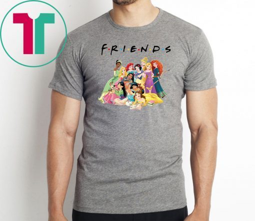 Disney princess movie friends tv show shirt