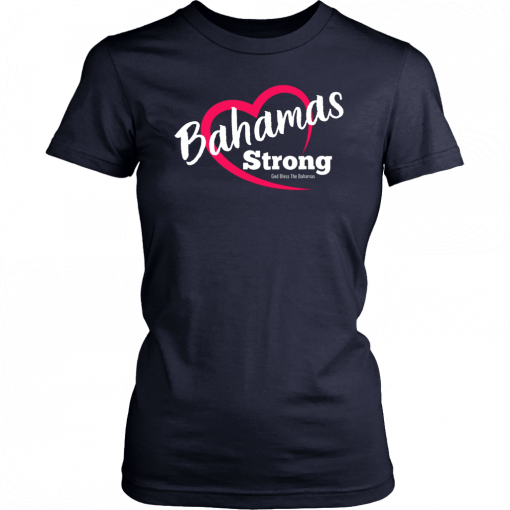 Dorian Hurricane Bahamas Strong Heart Tee Shirt