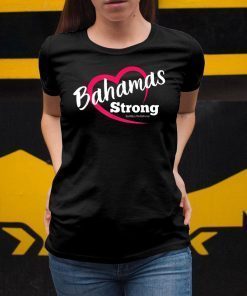 Dorian Hurricane Bahamas Strong Heart Tee Shirts