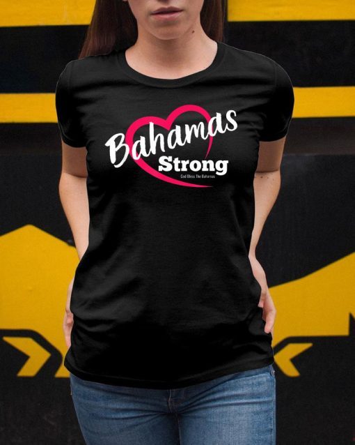 Dorian Hurricane Bahamas Strong Heart Tee Shirts