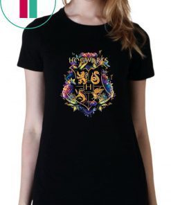 Floral house crests the wizarding world harry potter Shirt