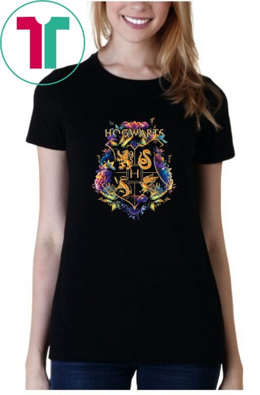 Floral house crests the wizarding world harry potter Shirt