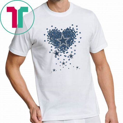 Flying heart stock dallas cowboys shirt