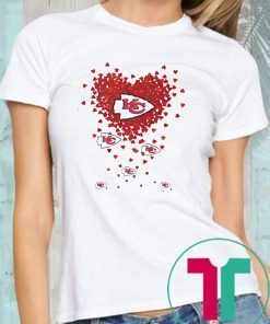 Flying heart stock kansas city chiefs shirt