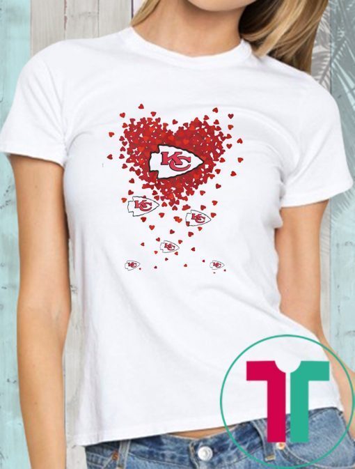 Flying heart stock kansas city chiefs shirt