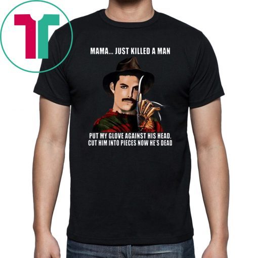 Freddie Mercury In Freddy Krueger Costume Bohemian Rhapsody T-shirt