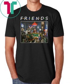 Friends Horror Halloween Playing Card T-Shirt