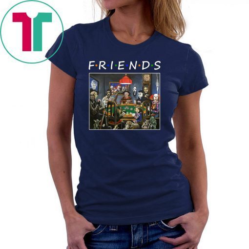 Friends Horror Halloween Playing Card T-Shirt