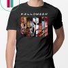 Friends tv show horror characters movies halloween shirt