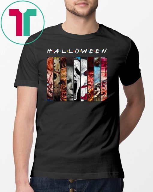 Friends tv show horror characters movies halloween shirt