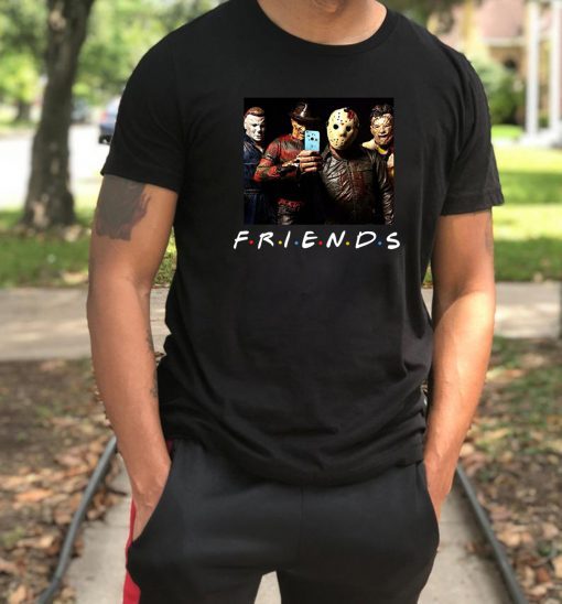 Friends tv show horror villains selfie shirt