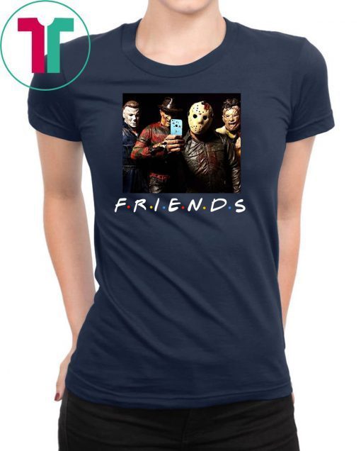 Friends tv show horror villains selfie shirt