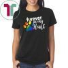 Furever In My Heart Rainbow Paw LGBT T-shirt