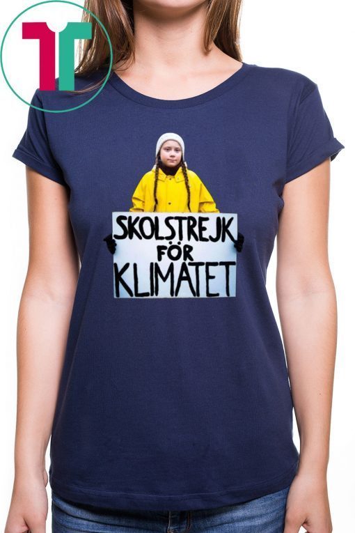 GRETA THUNBERG SKOLSTREJK FOR KLIMATET Classic TEE SHIRTS