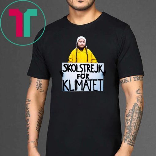 GRETA THUNBERG SKOLSTREJK FOR KLIMATET Classic TEE SHIRTS